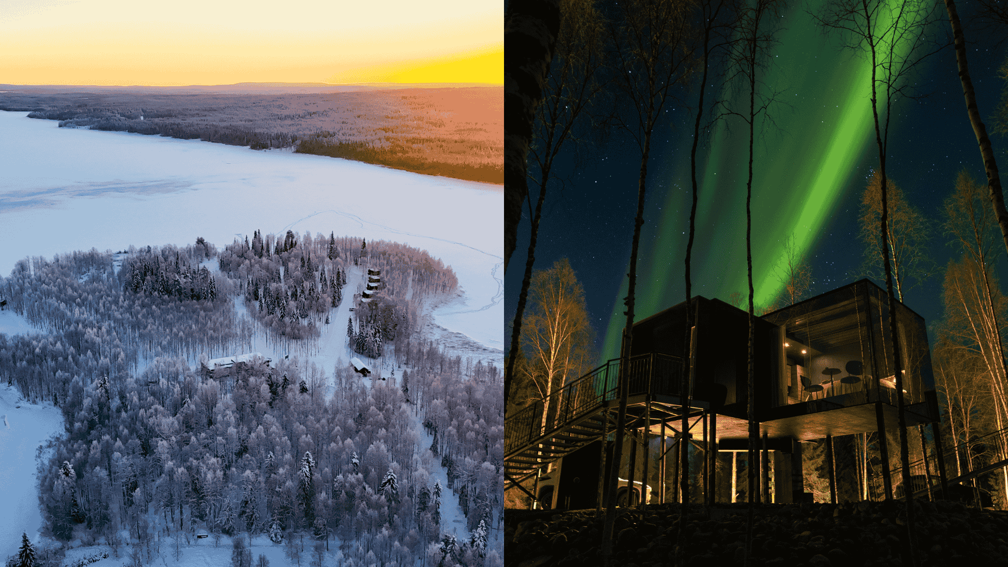 Win an exclusive winter stay in a private glass cabin in magical Lapland, worth £2,000!