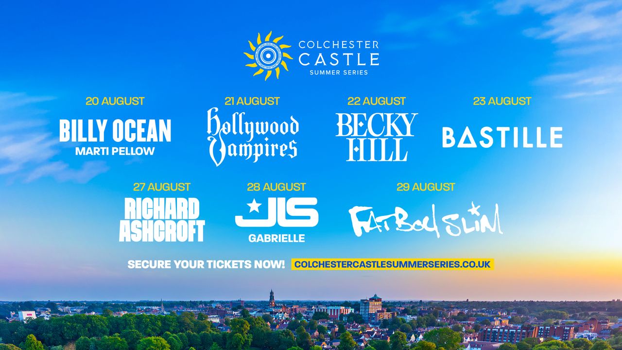 Win! Two VIP tickets to the Colchester Castle Summer Series, worth £1,400!